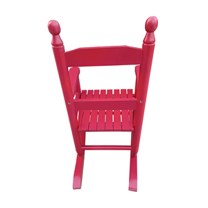 Fauteuil à bascule pour enfants en <span class=keywords><strong>bois</strong></span> massif, écologique, rose rouge, utilisation intérieure/extérieure, durable, sûr, pour tout-petits, vente en gros - Product Image 6