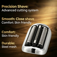 Tête de rasoir de rechange compatible avec Braun série 7 73S et autres modèles, rasoir électrique étanche pour le visage et le corps, alimenté par USB