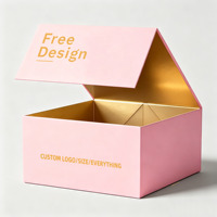 Boîte d'emballage de produit exclusive en carton de luxe sur mesure avec logo, pour chaussures et vêtements, avec fermeture magnétique