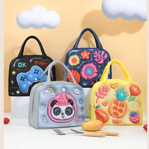Factory 3d Print Lightweight Cartoon Tote Cooler <b>Bag</b> for School Student Thermal Insulated Kids Lunch <b>Bag</b> - Product Image 2