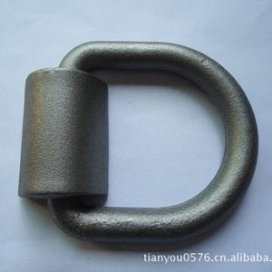 Forged D Ring 1/2 In Carbon Steel Zinc Plated Class C Level 4.8 For Connect Use Model D3001 - Product Image 2