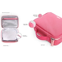 Sac à déjeuner isotherme pour enfants, en PEVA, facile à nettoyer, avec bandoulière, pour l'école, la maternelle, les pique-niques, les voyages et les activités de plein air