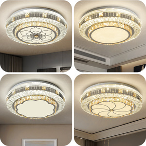 Hot bán trang trí pha lê ánh sáng hoa chiếu sáng tuôn ra núi thông minh sang trọng phòng khách phòng ngủ <span class=keywords><strong>LED</strong></span> Đèn Trần - Product Image 1