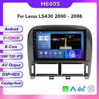 MEKEDE M Android11 8core 6 + 128G autoradio lecteur DVD pour Lexus LS430 2000-2006 IPS DSP GPS BT vidéo stéréo CAR-PLAY 4G WIFI