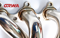 Collecteur d'échappement GRWA pour Honda Civic 1988-2000 D16 EX LX DX CX VX HX SS201, finition polie miroir