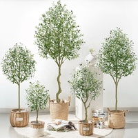 Bonsái de Olivo Artificial Personalizado de Plástico Ecológico, Duradero, Reciclable, de Alta Calidad, de 100 cm a 200 cm