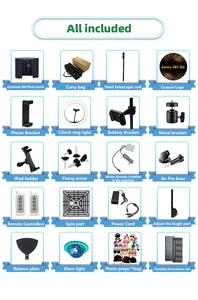 Nuovissima Piattaforma Girevole <span class=keywords><strong>360</strong></span> <span class=keywords><strong>Gradi</strong></span> per Photo Booth 2026, Illuminazione LED RGB a <span class=keywords><strong>360</strong></span> <span class=keywords><strong>Gradi</strong></span> per Sfondi - Product Image 3