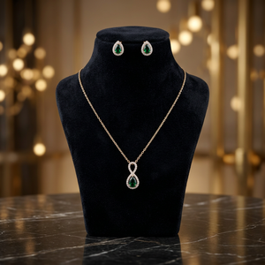 18K Gold Chain <b>Set</b> for Women Elegant Jewelry <b>Set</b> Long Lasting Shine Sophisticated Design Luxury Fashion Accessory Indian Crafts - Product Image 1