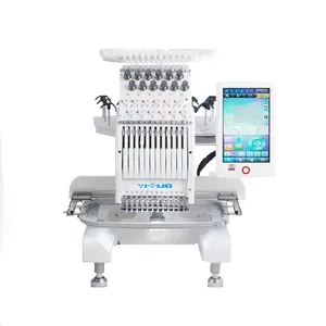 YISUO YS-1201 Home Type Embroidery Machine Small Automatic Computer Embroidery for Garments Popular with 1000 rpm Maximum Speed