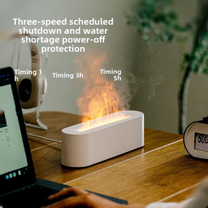 New Simulation Colorful Flame USB Waterless Aroma <strong>Diffuser</strong> 150ml Tabletop Ultrasonic Aromatherapy Machine Hotel Outdoor - Product Image 6
