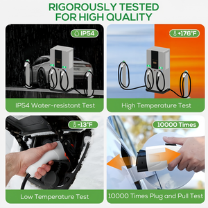 Cargador Rápido para Vehículos Eléctricos de Alta Potencia 240/320kW CC, Cuatro Pistolas, Montaje en Suelo, Estación de Carga Comercial, OCPP 1.6, CCS GBT, Entrada de 380V, OEM - Product Image 5