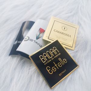 Advanced Private Custom Metal <b>Aluminum</b> logo Design Retro Fashion Waterproof Paste Strong Gloss Perfume Glass <b>Bottle</b> Sticker - Product Image 5