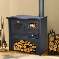 Poêle à bois solide européen pour chauffage intérieur, foyer et poêle domestique