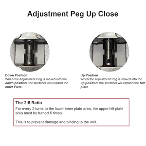 Camilla de zapatos doble de Metal resistente para botas, moldeador de botas profesional, camilla de empeine y eje - Product Image 6