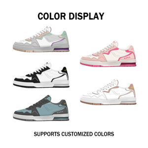 Chaussures de skate personnalisées station européenne marque de luxe hommes femmes bricolage LOGO décontracté mode tendance marche lente bas quantité minimale de commande - Product Image 2