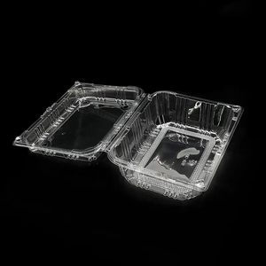 Vassoio di <span class=keywords><strong>plastica</strong></span> trasparente per animali domestici di colore personalizzato di nuovo design per altri alimenti - Product Image 2