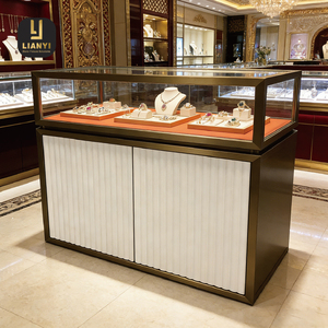Custom Turnkey LED Jewelry Display Solution with Modern Design From 3D Concept to Global Installation ODM for Flagship Stores - Product Image 1