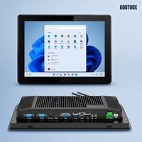 Panel PC Industrial de 12.1/13.3/15/15.6/21.5 Pulgadas, Computadora Táctil Todo en Uno Integrada sin Ventilador con Puertos HDMI, VGA y LAN