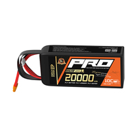 MSDS UN38.3 20000mah 47.4V Baterai LiPo Semi Solid 10C Pengosongan Tinggi untuk Beban Berat Industri Pertanian Drone Pelatihan UAV
