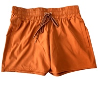 Shorts de bain pour femmes à séchage rapide, taille élastique, avec poches, shorts de plage décontractés