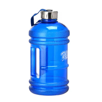 Pichet à eau en plastique PETG de 2,2 L pour l'entraînement et le sport, bouteille d'eau transparente de qualité supérieure