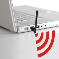 Adaptador WiFi USB 150M Antena LAN inalámbrica externa Tarjeta de red 2dbi 2,4G WI FI para PC portátil Dongle Wi-fi