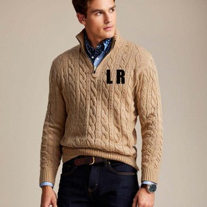 Suéter Grueso de Alta Calidad para Otoño/Invierno, Suéter Informal de Mezcla de Lana de Manga Larga, Suéter de Color Sólido, Suéter de Punto con Cuello Redondo para Hombre y Mujer - Product Image 1