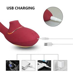 Stimulateur de clitoris féminin rechargeable par USB succion de clitoris fellation sexe oral - Product Image 4