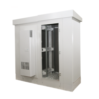 Armoire de télécommunication extérieure W-TEL 40U 42U, armoire de câblage de station de base pour la communication, centre de données micro-intelligent intégré pour les télécommunications