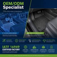 Karpet Mobil TPE 7D Anti Air Semua Musim, Model Deep Dish LED Starlight Tanpa Bau, 4 Buah Karpet Mobil Anti Selip Custom