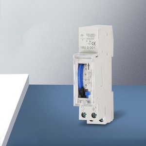 Minuteur mécanique analogique 24 heures SUL180A 220V 16A à piles, montage sur rail DIN pour accessoires solaires - Product Image 3
