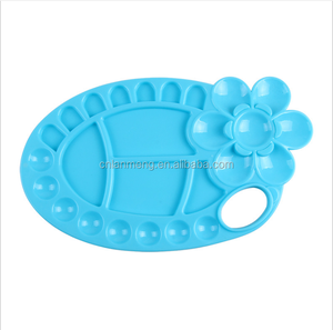 Fournitures <span class=keywords><strong>de</strong></span> <span class=keywords><strong>peinture</strong></span> en propylène multifonctionnelles faciles à laver pour aquarelle Art Fleurs Dessins <span class=keywords><strong>Palette</strong></span> portable pour - Product Image 3