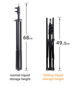 Soporte de trípode de fotografía ligera Soporte de trípode de vídeo de foto portátil de 1,8 <span class=keywords><strong>metros</strong></span> <span class=keywords><strong>para</strong></span> Speedlight Flash Softbox Paraguas Cámara de luz - Product Image 5