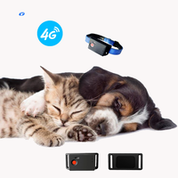 Avec API Mini collier portable traqueur GPS Localisateur intelligent espion Animaux de compagnie avec application pour chat et chien 4G
