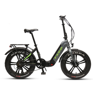 Bicicleta Eléctrica Plegable de 48V 500W, Llanta Gruesa de 20 Pulgadas, 10.4Ah, 7 Velocidades, Motor Trasero sin Escobillas, Freno de Disco, Bicicleta Eléctrica Plegable para Desplazamientos Urbanos - Product Image 6