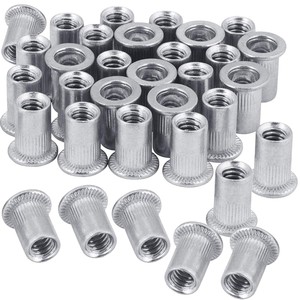 Tuercas remachables de acero al carbono M2, M2.5, M3, M4, M5, M6, M8, tuercas de inserción autoperforantes, tuercas remachables a presión para chapa metálica - Product Image 6