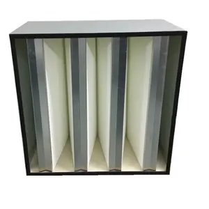 W V type HEPA combined high efficiency air filter