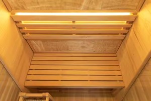 Tùy Chỉnh Thiết Kế Hiện Đại 2-Người Rắn Gỗ Tuyết Tùng Đỏ Ngoài Trời Phòng Tắm Hơi Cube Kích Thước Nhỏ Khô Nhà Hơi Nước Với Chức Năng Sưởi Ấm - Product Image 4