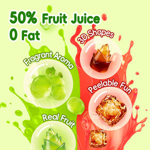 ลูกอมเยลลี่เปลือกเปลือกน้ำตาลขนาดใหญ่ลูกอมรสหวานผลไม้ - Product Image 3