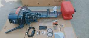 Motor fueraborda portátil de 40 HP, 2 tiempos, de gasolina, para embarcaciones inflables, botes, y embarcaciones auxiliares de yates. - Product Image 4