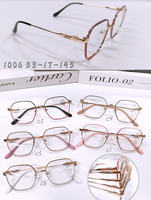 Nouvelles montures de lunettes optiques légères et confortables pour femmes, style œil de chat, anti-lumière bleue, monture intégrale, vente en gros