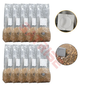 High-density Pp Mushroom Grow Bags With Injection Port With 0.2/0.5 Micron Filter Patch Customizable Autoclave-resistant - Product Image 3
