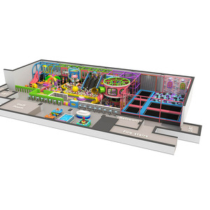 Équipement de terrain de jeu intérieur personnalisable pour enfants Saturation élevée Vitalité Diapositives amusantes Piscine à - Product Image 2