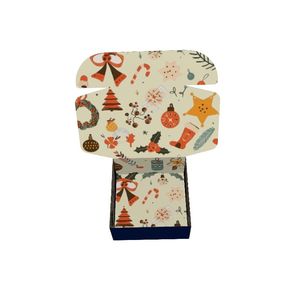 Caja de cartón corrugado plegable con logotipo personalizado para transporte postal y embalaje de regalos de ropa - Product Image 2