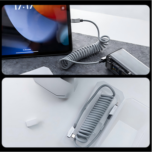 Cable de Carga Magnético Enrollado de 100W USB-C para Tesla Model 3/Y/S/X y Cybertruck - Product Image 3