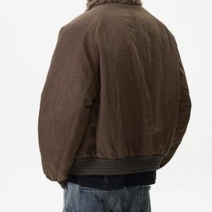 Chaqueta de Invierno Estilo Urbano para Hombre, Chaqueta de Calle con Cuello de Piel Lavada a la Piedra, Fabricante de Ropa Urbana - Product Image 4
