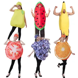 2024 New Style Halloween Party Costumes Fruit Women Cosplay Costumes Men Girls Character Stage Performance Outfit Free Size