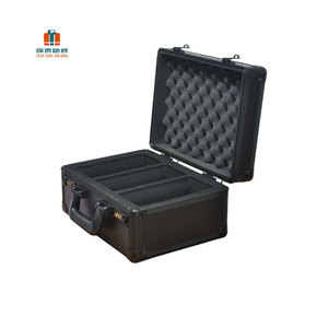 Tùy Chỉnh Thẻ Thể Thao Lưu Trữ CD Hiển Thị Trường Hợp Nhôm Với Khóa Kết Hợp - Product Image 1