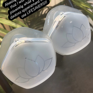 Hands-Free vú vỏ Wearable sữa Collector cấp thực phẩm Silicone sữa thu cho con bú - Product Image 5