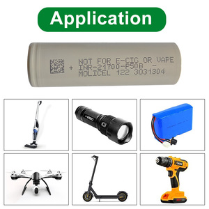 Batterie Molicel INR21700 5000mAh 100% Originale, Haute Capacité, Basse Température, Molicel 21700-P50B 45A pour configurations 6S2P et 6S3P - Product Image 3